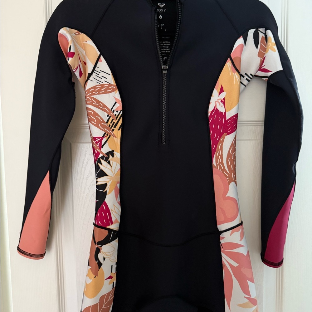 Roxy Women's One Piece Swimsuit - Black and Multicolor